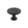 1-1/4 In. (31.5 Mm) Matte Black Cabinet Knob