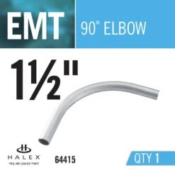 1-1/2 In. 90-Degree Electric Metallic Tube (EMT) Elbow -arbor Shop f6fa33eb5e68d48e3b30448608303a7f