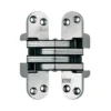 1-1/8 In. X 4-5/8 In. Satin Chrome Invisible Hinge