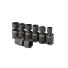 1/2 In. Drive Metric Impact Swivel Socket Set, 7 Pc.