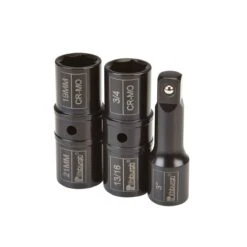 1/2 In. Drive Impact Flip Socket Set, 3 Pc.